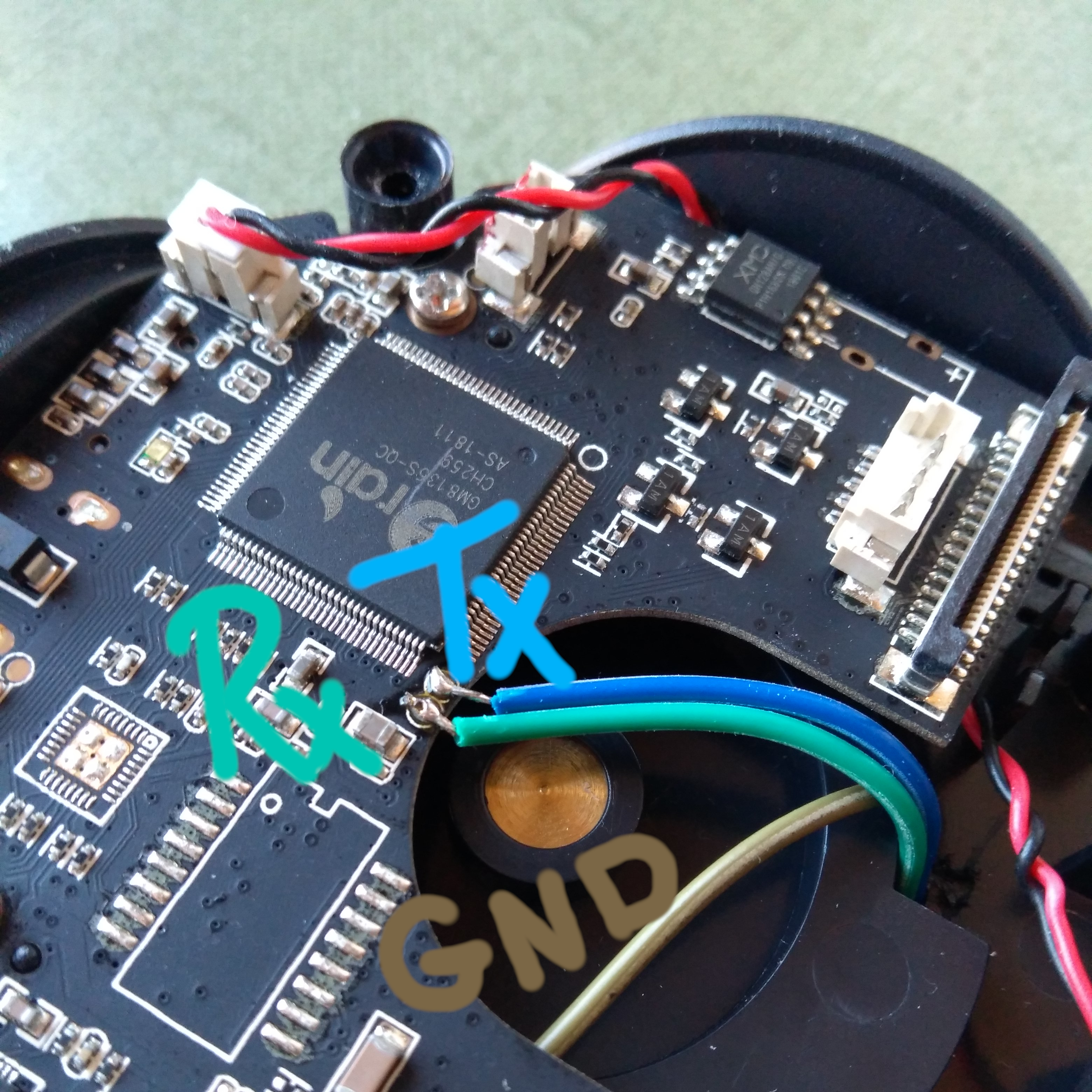 Some very average soldering work